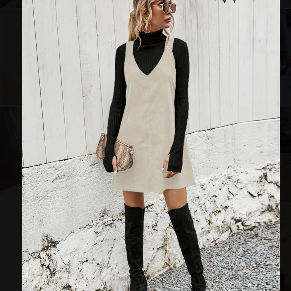 Shein Corduroy Overall Dress Size S